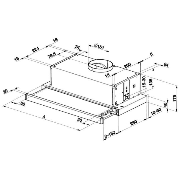 ASPIRATORE BEKO CTB6407X