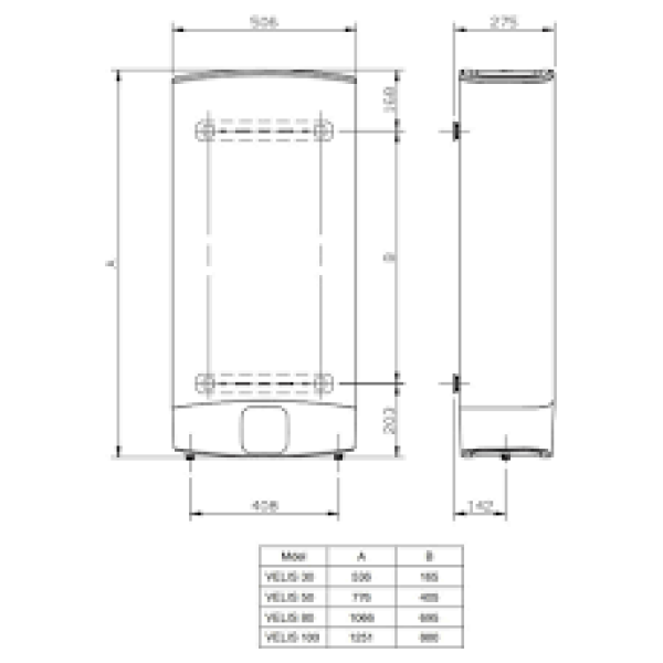 Bolier Ariston VELIS EVO 80EUBO