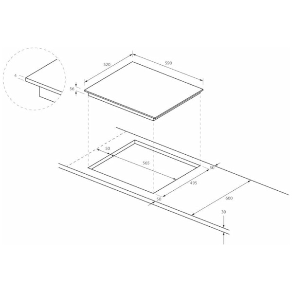 Pianure me Induksion Haier Series 2  HAIDSJ63MC