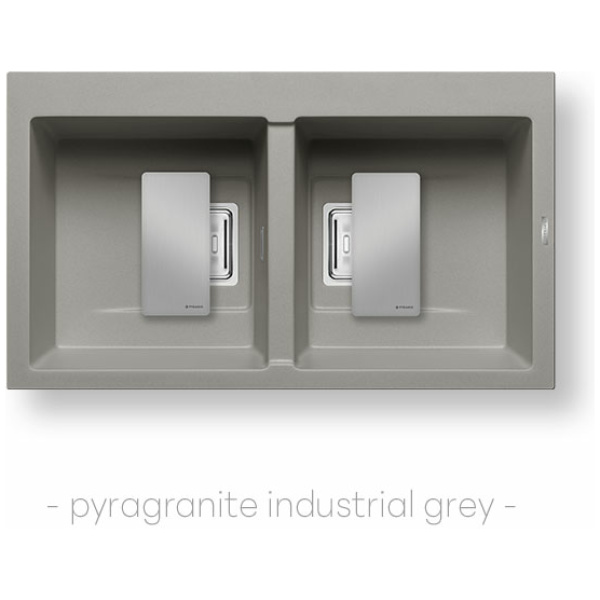 Lavapjate Pyramis Kartesio 2 Gropa (86x50cm) Lavapjate Pyramis Kartesio 2 Gropa (86x50cm)