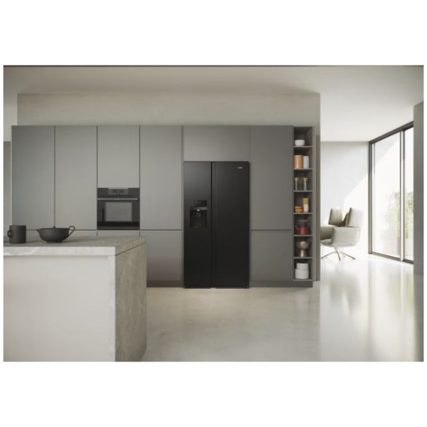 FRIGORIFER HAIER Side By Side Black Advanced Water Dispenser HSR5918DIPB