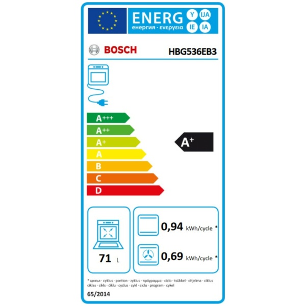 Furre Bosch HBG536EB3 Furre Bosch HBG536EB3