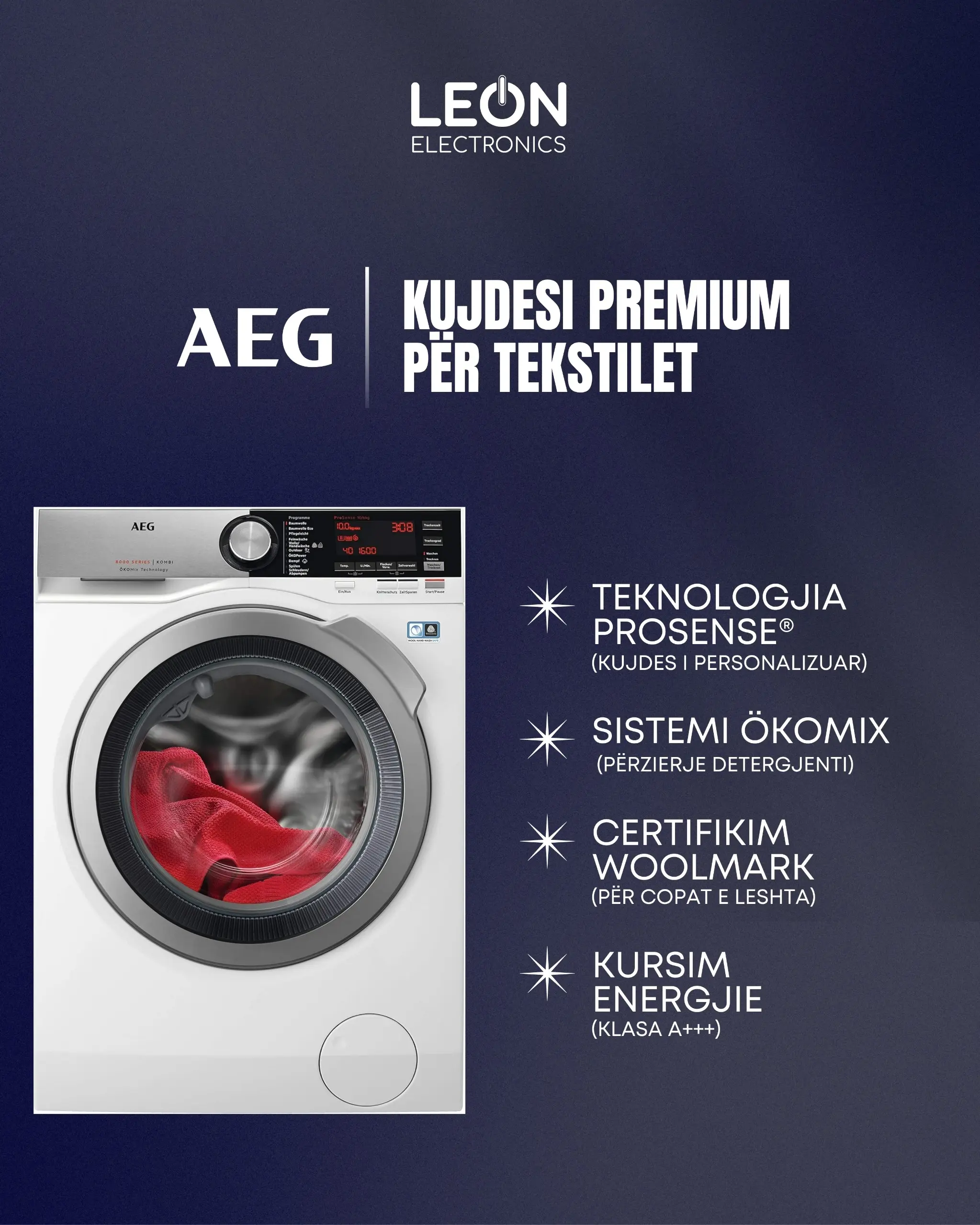 lavatrice aeg leon electronics