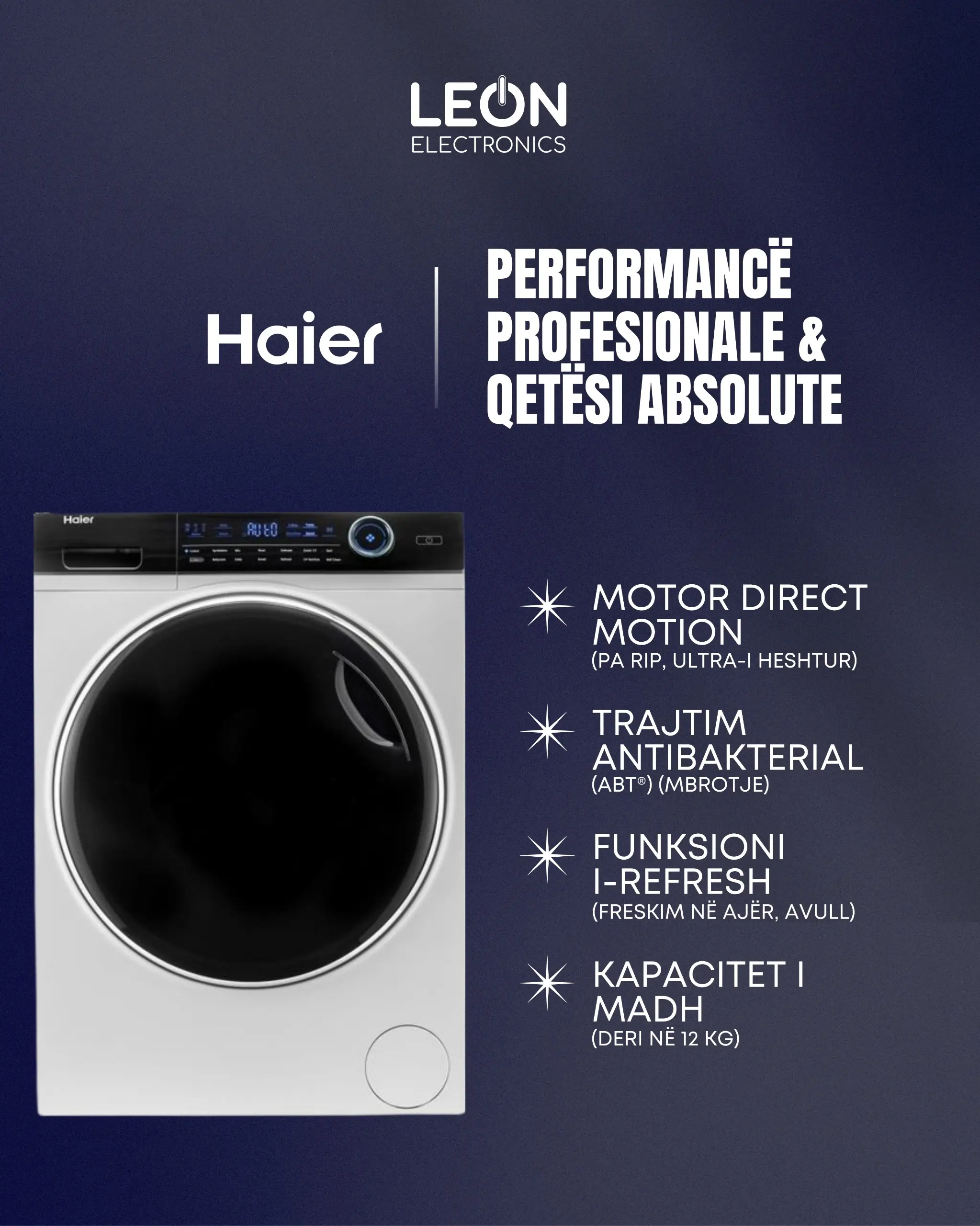 lavatrice haier leon electronics