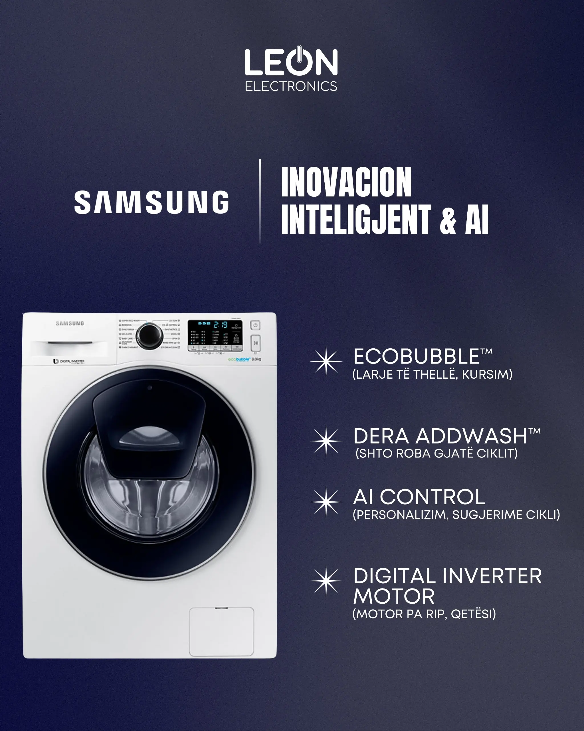 lavatrice samsung leon electronics