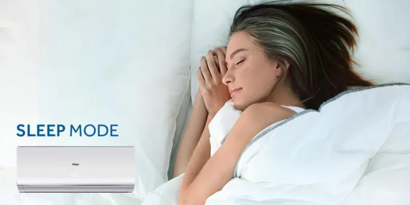 Kondicioner Haier: Teknologji pa Zhurmë dhe Vetpastrim | Leon Electronics Kondicioner Haier Inverter duke punuar në heshtje me funksionin Sleep Mode për një gjumë të qetë. Modele të teknologjisë së fundit nga Leon Electronics.