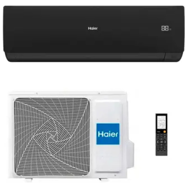 Kondicioner Haier Flexis Matt Black 12000 BTU Inverter + Montim Falas | Leon Electronics